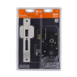 Nemef Veiligheidsslot Met Haakschoot SKG 2-sterren Buitendeur Doorn 50mm PC 55mm -Meubel Pracht 123 5195