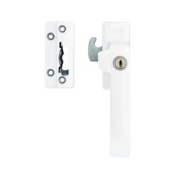 AXA Raamsluiting Design Met Slot SKG 1-ster Rechts Wit