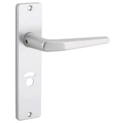 Insteekslot Badkamerslot/wc-slot Met Witte Slotplaat Incl. Kruk 8 Mm Doorn 50mm 8 Insteekslot Badkamerslot/wc-slot Met Witte Slotplaat Incl. Kruk 8 Mm Doorn 50mm -Meubel Pracht 123 5228