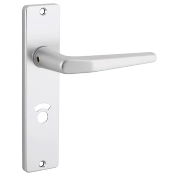 Insteekslot Badkamerslot/wc-slot Met Witte Slotplaat Incl. Kruk 8 Mm Doorn 50mm 5 Insteekslot Badkamerslot/wc-slot Met Witte Slotplaat Incl. Kruk 8 Mm Doorn 50mm - Afbeelding 3