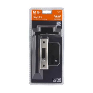 NEMEF Veiligheidsbijzetslot SKG 2-sterren Doorn 60mm PC 72mm 3 NEMEF Veiligheidsbijzetslot SKG 2-sterren Doorn 60mm PC 72mm