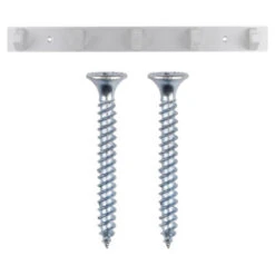 Kapstok Kristel 5 Haaks Aluminium 360mm -Meubel Pracht 123 526