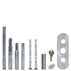 Hako Raamkruk Mundial Rechts Aluminium Afsluitbaar -Meubel Pracht 123 5261