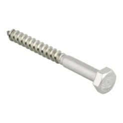 GAMMA Houtdraadbout M8 X 100 Mm RVS 10 Stuks