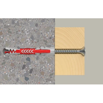 Fischer Universeelplug DuoPower 8x65mm 50 Stuks 5 Fischer Universeelplug DuoPower 8x65mm 50 Stuks - Afbeelding 3