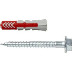 Fischer Universeelplug DuoPower 10x50mm Met Zeskantschroef 25 Stuks
