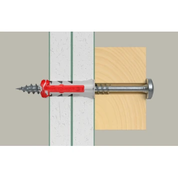 Fischer Universeelplug DuoPower 6x30mm Met Bolkopschroef 50 Stuks 7 Fischer Universeelplug DuoPower 6x30mm Met Bolkopschroef 50 Stuks - Afbeelding 5