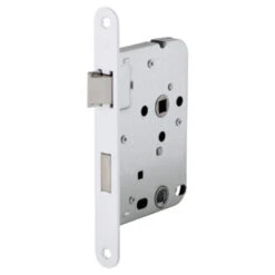 ATZ Insteekslot Badkamerslot/wc-slot Met Witte Voorplaat Doorn 50mm