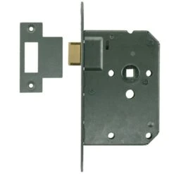 NEMEF 1200 Serie Insteekslot Loopslot Met Gelakte Voorplaat Doorn 50mm