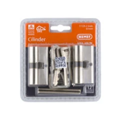 Nemef Veiligheidscilinder NF2 30/30 Mm SKG 2-sterren Gelijksluitend 2 Stuks -Meubel Pracht 123 5429