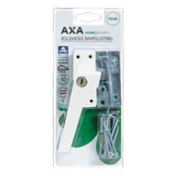 AXA Raamsluiting Met Slot SKG 1-ster Links Wit -Meubel Pracht 123 5448