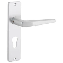 Cilinderslot Met Aluminium Slotplaat Incl. Kruk Doorn 50mm PC 55mm 10 Cilinderslot Met Aluminium Slotplaat Incl. Kruk Doorn 50mm PC 55mm -Meubel Pracht 123 5479