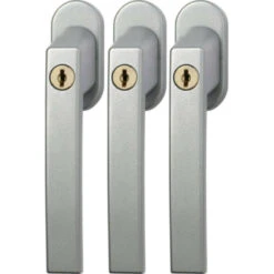 Abus Raamboom Aluminium Met Slot 3 Stuks