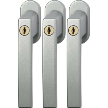 Abus Raamboom Aluminium Met Slot 3 Stuks 3 Abus Raamboom Aluminium Met Slot 3 Stuks