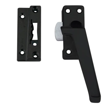 AXA Raamsluiting Met Drukknop Rechts Zwart 3 AXA Raamsluiting Met Drukknop Rechts Zwart