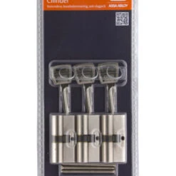 Nemef Veiligheidscilinder NF2 30/30 Mm SKG 2-sterren Gelijksluitend 3 Stuks -Meubel Pracht 123 5515