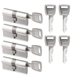 Nemef Veiligheidscilinder NF2 30/30 Mm SKG 2-sterren Gelijksluitend 4 Stuks