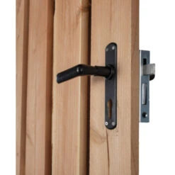 Tuinpoortsluiting Poortslot Voor Cilinderslot Met Beslag Zwart 10 Tuinpoortsluiting Poortslot Voor Cilinderslot Met Beslag Zwart -Meubel Pracht 123 5539