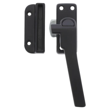 GAMMA Raamsluiting Met Drukknop Rechts Zwart 3 GAMMA Raamsluiting Met Drukknop Rechts Zwart