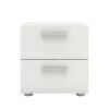 Nachtkast Pisa 2-lades Wit