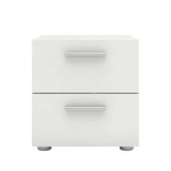 Nachtkast Pisa 2-lades Wit