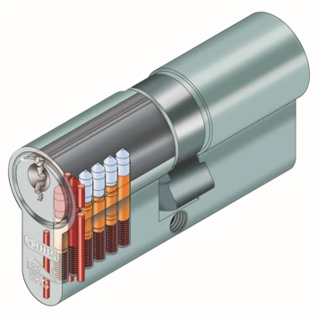 Abus Deurcilinder E60NP High Security 35/35 Mm 4 Abus Deurcilinder E60NP High Security 35/35 Mm - Afbeelding 2