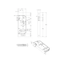 ATZ Insteekslot Loopslot Zwaar Belastbaar Doorn 50mm -Meubel Pracht 123 5654