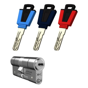 GAMMA Veiligheidscilinder 32/32 Mm SKG 3-sterren 3 GAMMA Veiligheidscilinder 32/32 Mm SKG 3-sterren