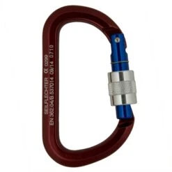 Klimkarabijn Met Schroefborging 110x65 Mm Extra Sterk Aluminium <2200 Kg