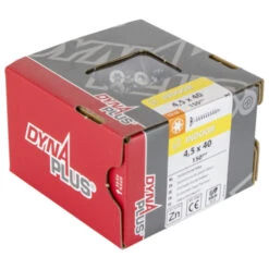 Dynaplus Schroef Universeel Platkop Verzinkt TX-25 4.5x40 150 Stuks -Meubel Pracht 123 5754