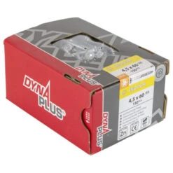 Dynaplus Schroef Universeel Platkop Verzinkt TX-25 4.5x60 150 Stuks -Meubel Pracht 123 5798