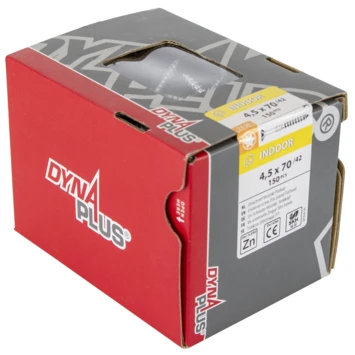 Dynaplus Schroef Universeel Platkop Verzinkt TX-25 4.5x70 150 Stuks 5 Dynaplus Schroef Universeel Platkop Verzinkt TX-25 4.5x70 150 Stuks - Afbeelding 3