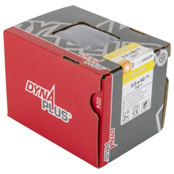 Dynaplus Schroef Universeel Platkop Verzinkt TX-25 5.0x60 150 Stuks 5 Dynaplus Schroef Universeel Platkop Verzinkt TX-25 5.0x60 150 Stuks - Afbeelding 3