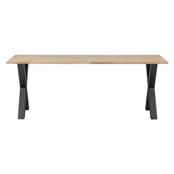 WOOOD Tablo Eiken Blad 220x90 Met ALKMAAR-poot 3 WOOOD Tablo Eiken Blad 220x90 Met ALKMAAR-poot