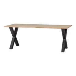 WOOOD Tablo Eiken Blad 220x90 Met ALKMAAR-poot 8 WOOOD Tablo Eiken Blad 220x90 Met ALKMAAR-poot -Meubel Pracht 123 584