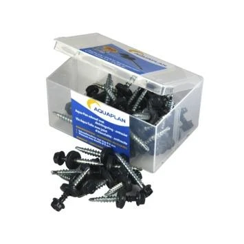 Aquaplan Schroef Aqua-pan Antraciet 40 Stuks 4 Aquaplan Schroef Aqua-pan Antraciet 40 Stuks - Afbeelding 2