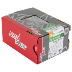 Dynaplus Xtreme Vlonderschroef Platkop AR-Bronze Coating TX-25 5.0x50 150 Stuks -Meubel Pracht 123 5865