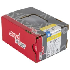 Dynaplus Schroef Universeel Platkop Verzinkt TX-30 6.0x120 50 Stuks -Meubel Pracht 123 5902