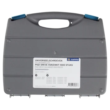 GAMMA 1000-delige Assortimentskoffer Universeelschroeven 5 GAMMA 1000-delige Assortimentskoffer Universeelschroeven - Afbeelding 3