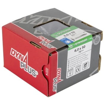 Dynaplus Schroef Universeel Platkop AR-coating TX-30 6.0x50 75 Stuks 5 Dynaplus Schroef Universeel Platkop AR-coating TX-30 6.0x50 75 Stuks - Afbeelding 3