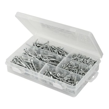 GAMMA Schroef Universeel Assortiment Platkop Verzinkt 550 Stuks 3 GAMMA Schroef Universeel Assortiment Platkop Verzinkt 550 Stuks