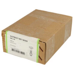 Slotbout Verzinkt M6x40 Mm 200 Stuks -Meubel Pracht 123 5940