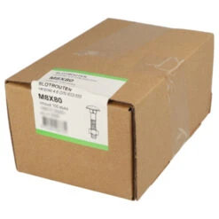 Slotbout Verzinkt M8x80 Mm 100 Stuks -Meubel Pracht 123 5945