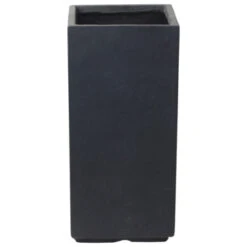 Pot Fiberclay Antraciet 33x33x68 Cm