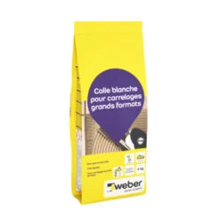 Weber Tegellijm Groot Formaat Wit 4kg -Meubel Pracht 123 6071