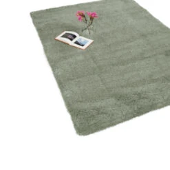 Vloerkleed Pelush Groen 160x230 Cm -Meubel Pracht 123 6236