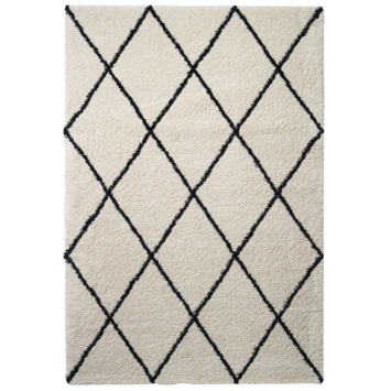 Cavallino Vloerkleed Wit/Zwart Ruit 35 Mm XL 200x290 Cm 3 Cavallino Vloerkleed Wit/Zwart Ruit 35 Mm XL 200x290 Cm