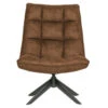 WOOOD Draaifauteuil Jouke Kunstleer Cognac