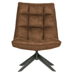 WOOOD Draaifauteuil Jouke Kunstleer Cognac