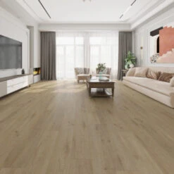 Click PVC Basic Bruin Eiken 4mm 2,20 M² -Meubel Pracht 123 6707